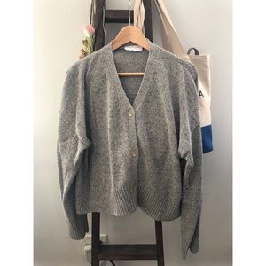 Everlane oversized cotton cardigan